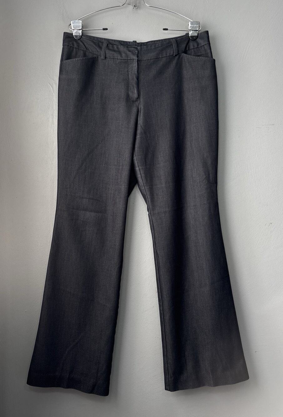 Worthington Modern Fit Denim Trouser Jeans Size 12 Dark Blue Y2K Business Casual